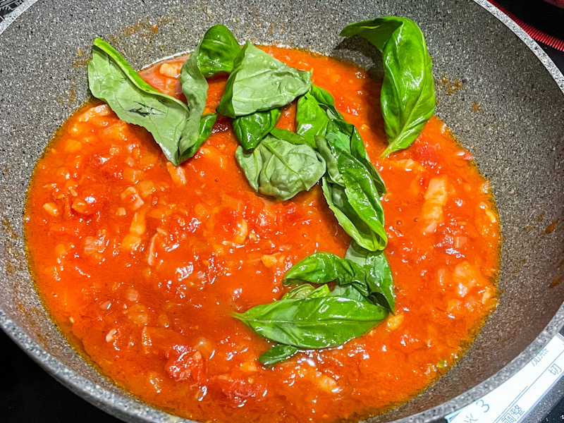 tomato pasta with mascarpone mousse16